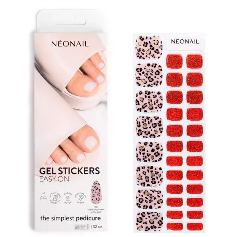 Гелевые наклейки для маникюра NeoNail Easy On M01