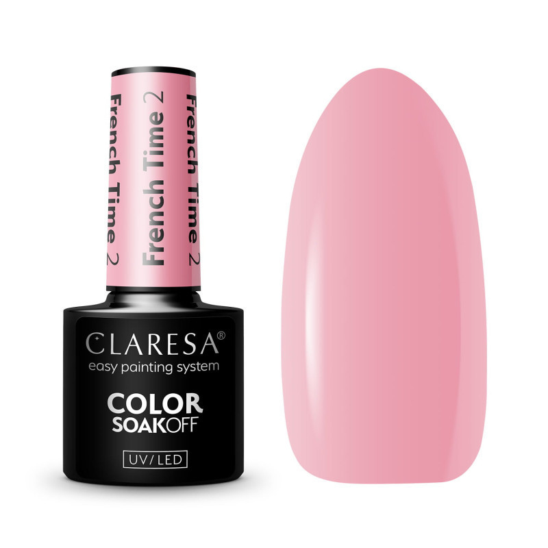 Gel polish – Claresa French Time No. 2 – 5 ml