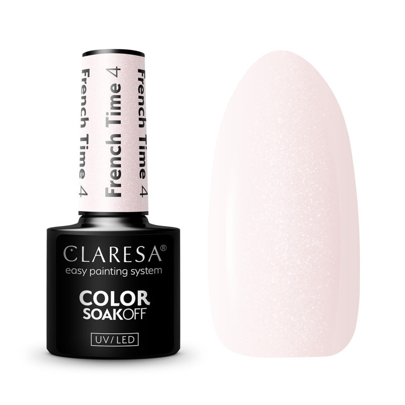 Цветной гель-лак  Claresa French Time № 4, 5 ml