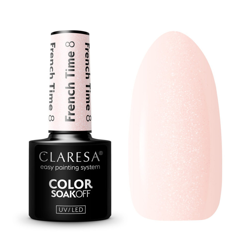 Цветной гель-лак  Claresa French Time № 8, 5 ml