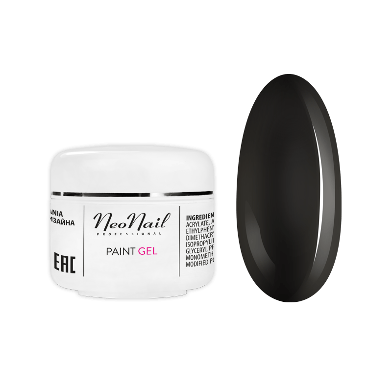 Gel Paint – NeoNail Black Pearl, 5 ml