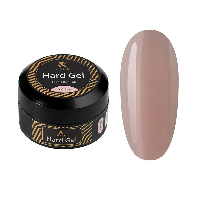 Rakennusgeeli - Hard gel F.O.X - Soft Pale - 15 ml