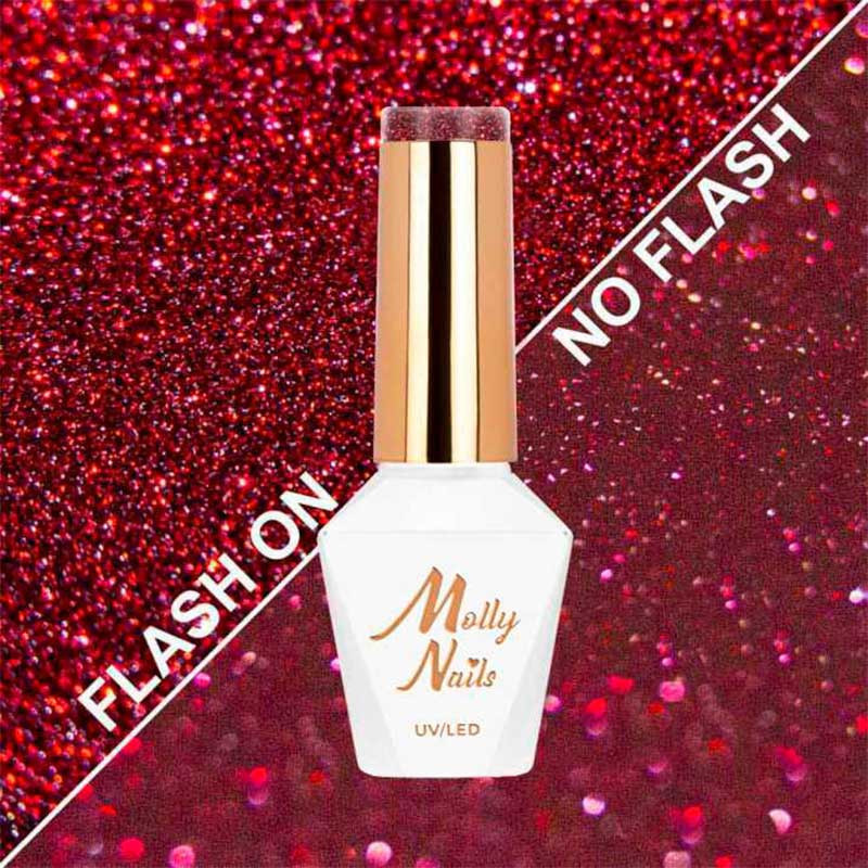MollyLac Duo vilkkuvat valot Deep Desire 8 ml Nr 605