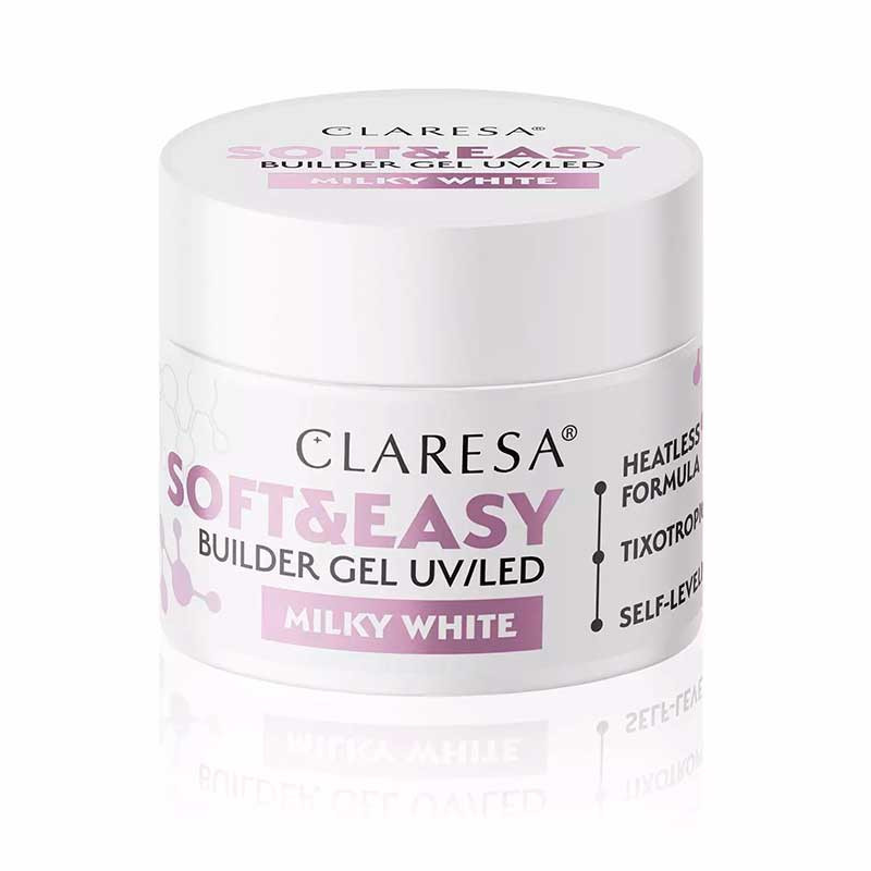 Builder gel Claresa SOFT&EASY, Milky White