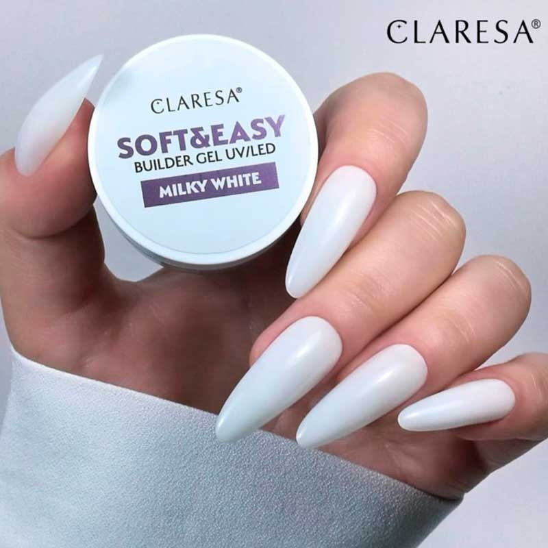 Builder gel Claresa SOFT&EASY, Milky White