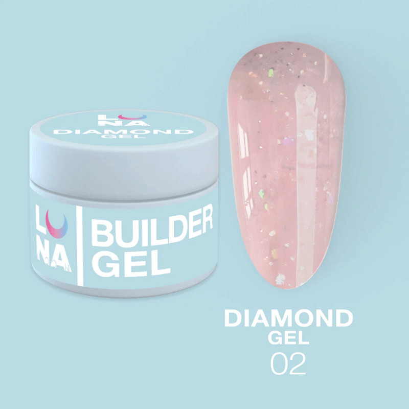 Гель для наращивания Lunamoon Diamond Gel Nr 2 - 15ml