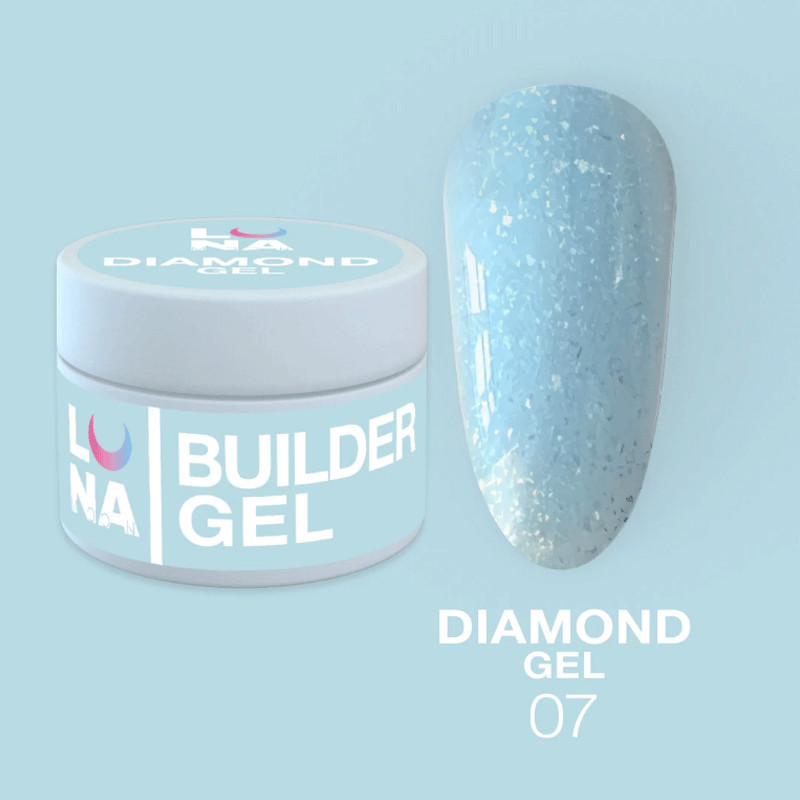 Extension gel Lunamoon Diamond Gel Nr 7 - 15ml