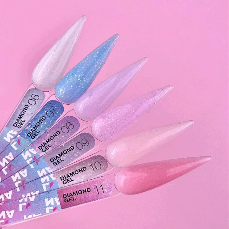 Extension gel Lunamoon Diamond Gel Nr 10 - 15ml