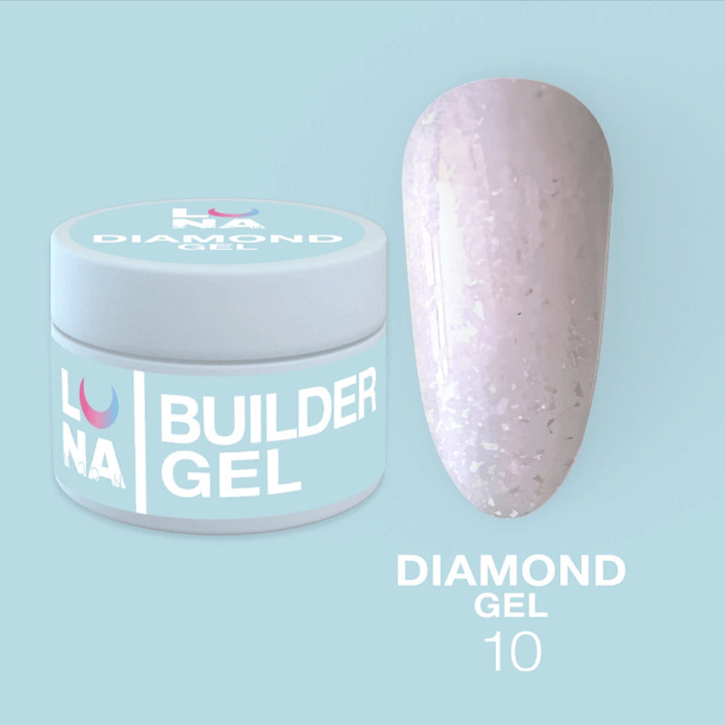 Гель для наращивания Lunamoon Diamond Gel Nr 10 - 15ml
