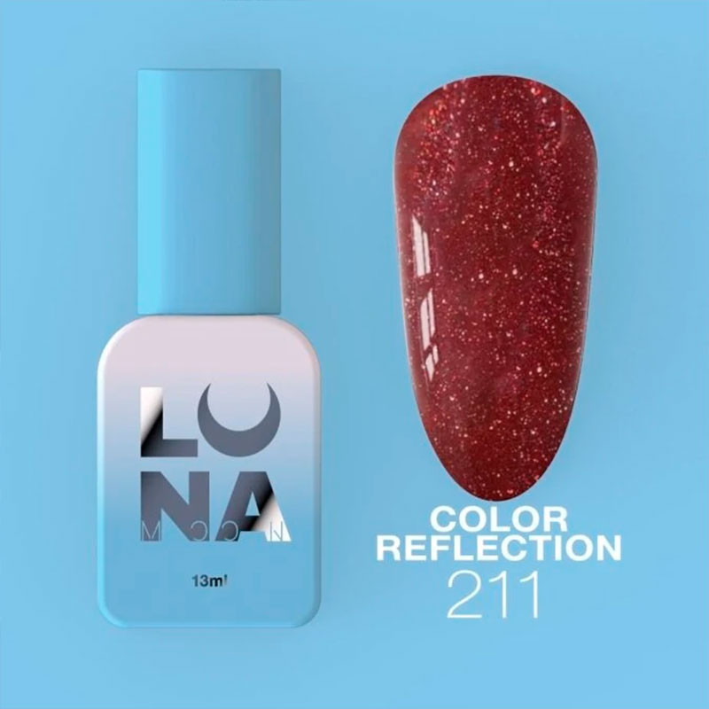 Colored gel polish Lunamoon Nr 211 - 13 ml