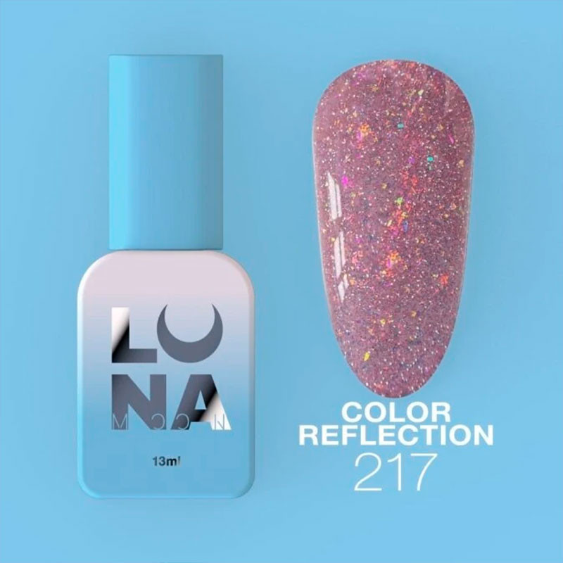Colored gel polish Lunamoon Nr 217 - 13 ml