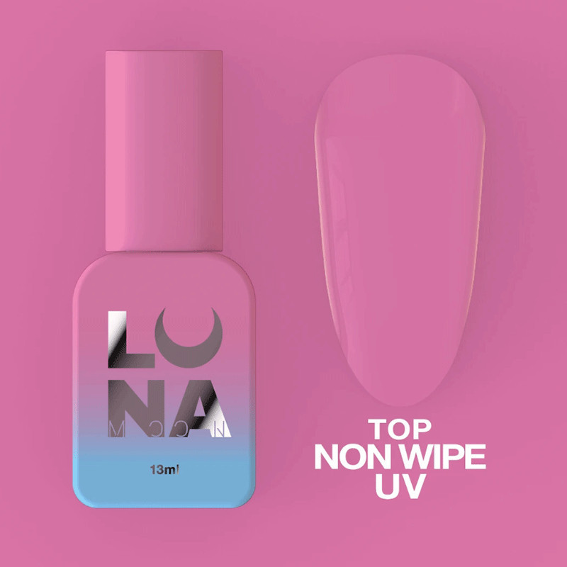 Top ilman tahmeaa kerrosta - Lunamoon Top Non Wipe UV  - 13 ml
