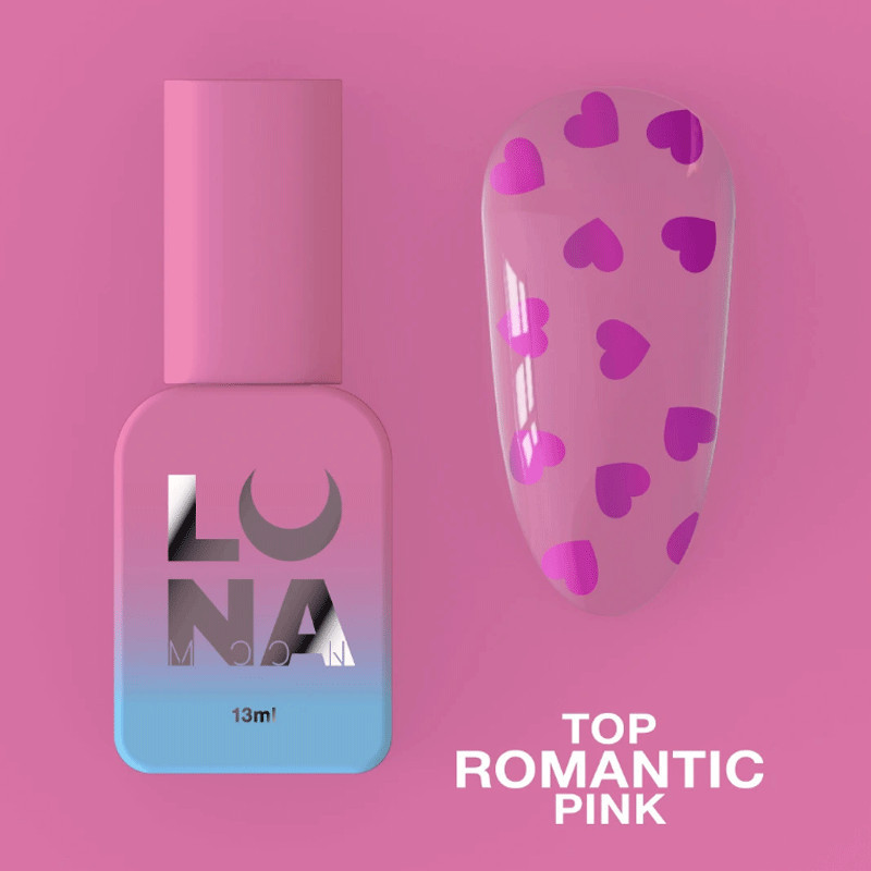 Päällyslakka Lunamoon Top Romantic Pink - 13ml