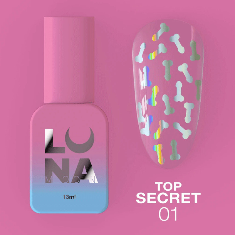 Päällyslakka Lunamoon Top Secret nr 1 - 13ml