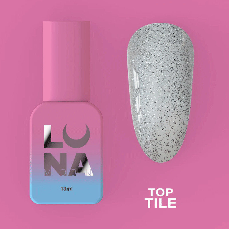 Matte top without sticky layer - Lunamoon Top Tile - 13ml
