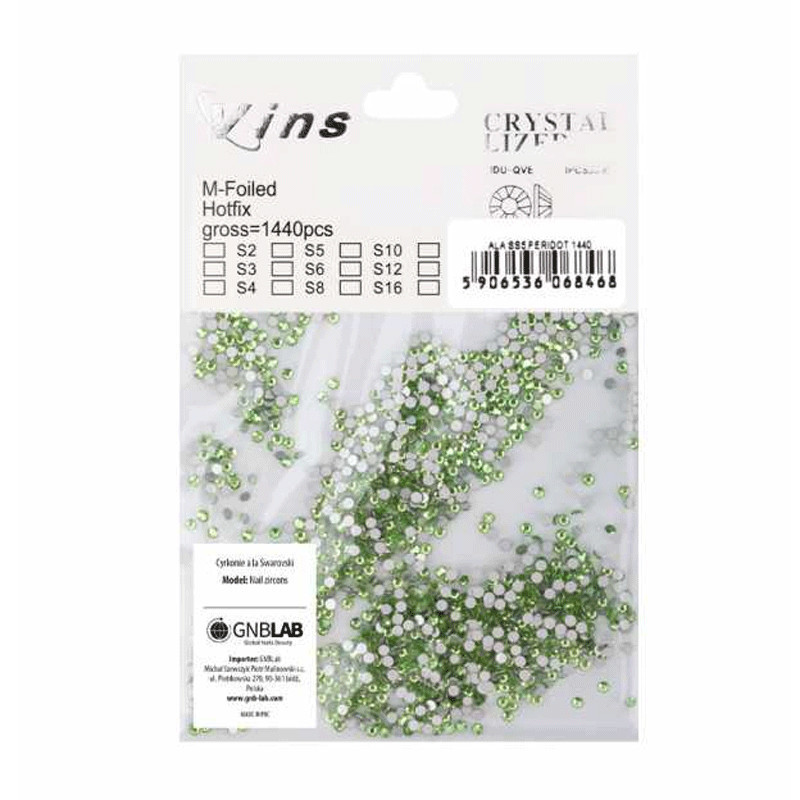 Crystals, Peridot, ss10, 50 pcs