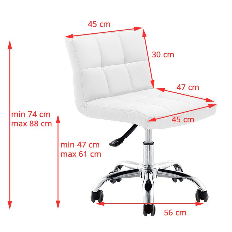 Cosmetic chair a-5299 white