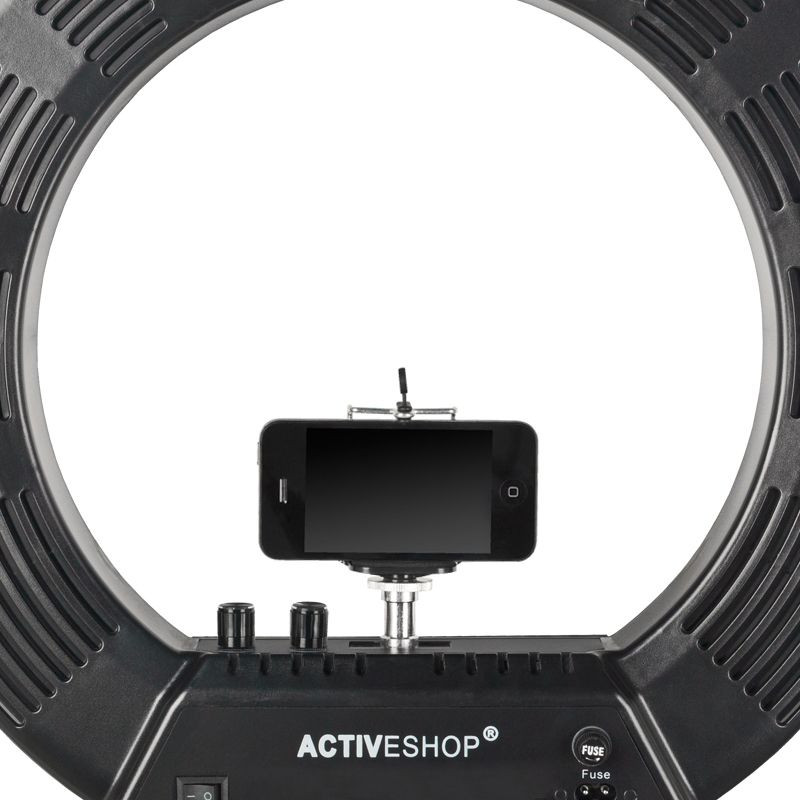 Ring light 18 "48w led black + tripod