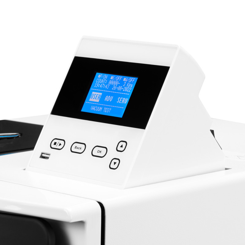 Lafomed Medical Autoclave Compact Line LFSS12AC 12-l with a printer