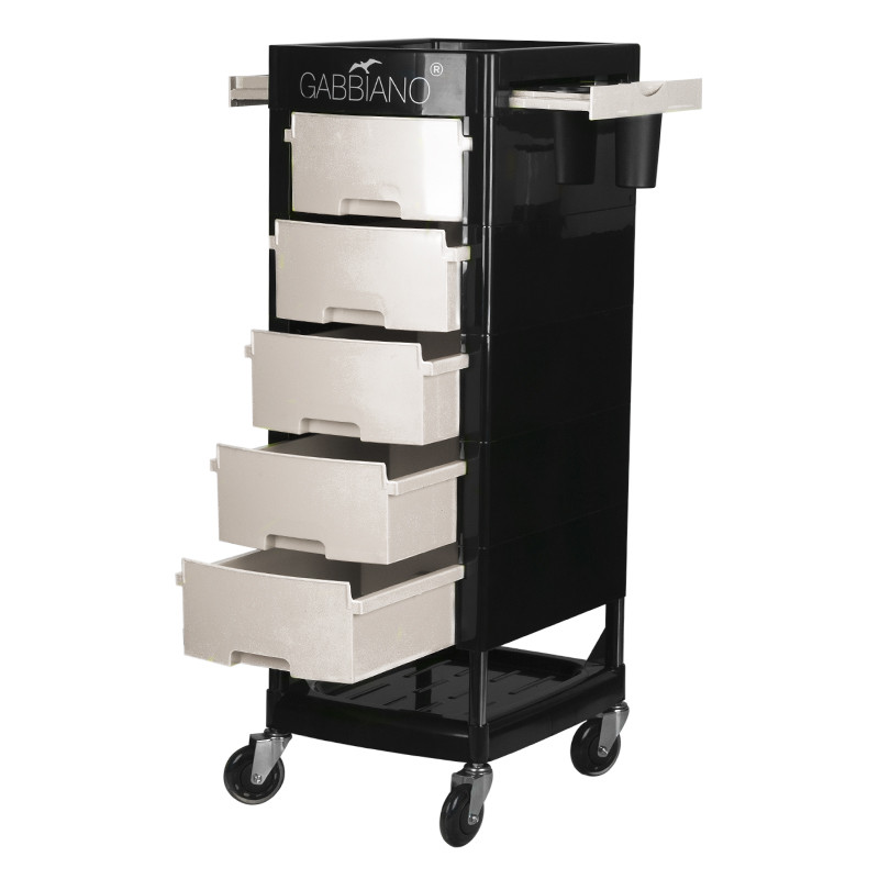 Gabbiano hairdressing assistant ft65 black / white