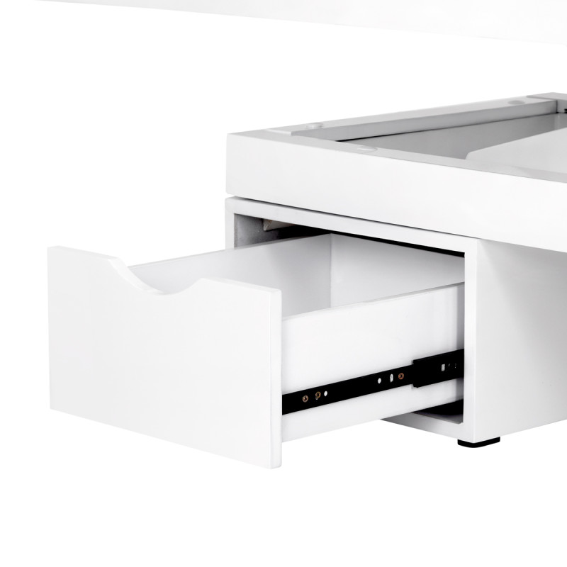 Spa cosmetic bed azzurro 815b glowing white heated