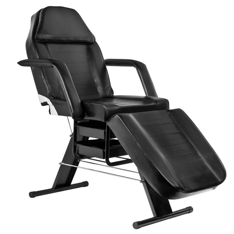 Basic 202 cosmetic chair with trays black