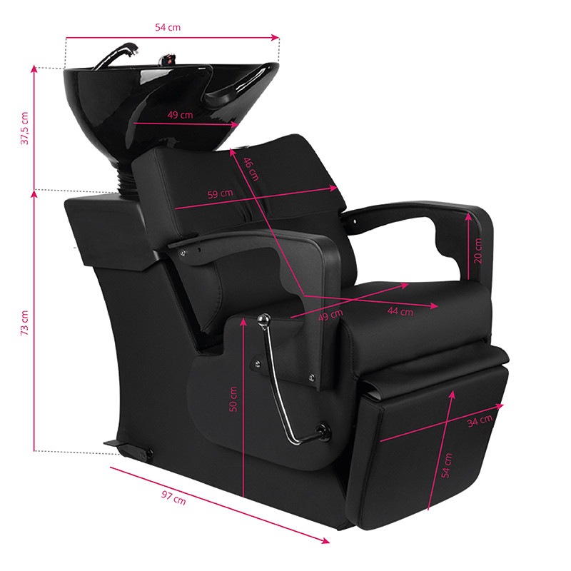GABBIANO HAIR WASH UNIT C37 BLACK