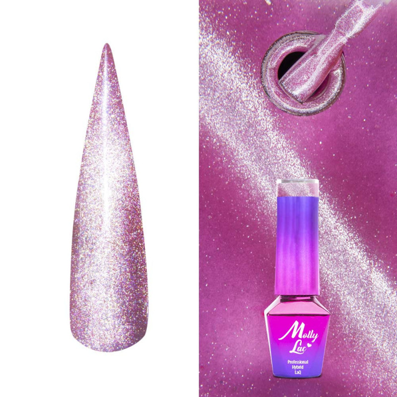 MollyLac Cat Eye Womanity Amethyst Nr 443 - 8g