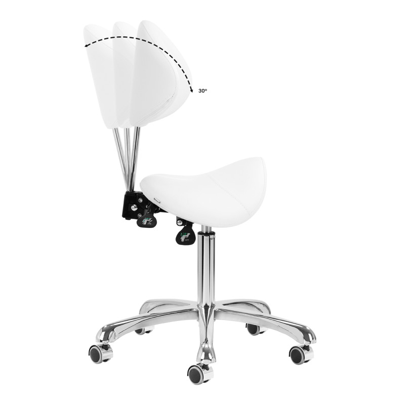 COSMETIC STOOL 1004 GIOVANNI WHITE