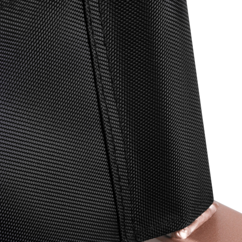 MAKE-UP CHAIR ALUMINUM ROSE GOLD