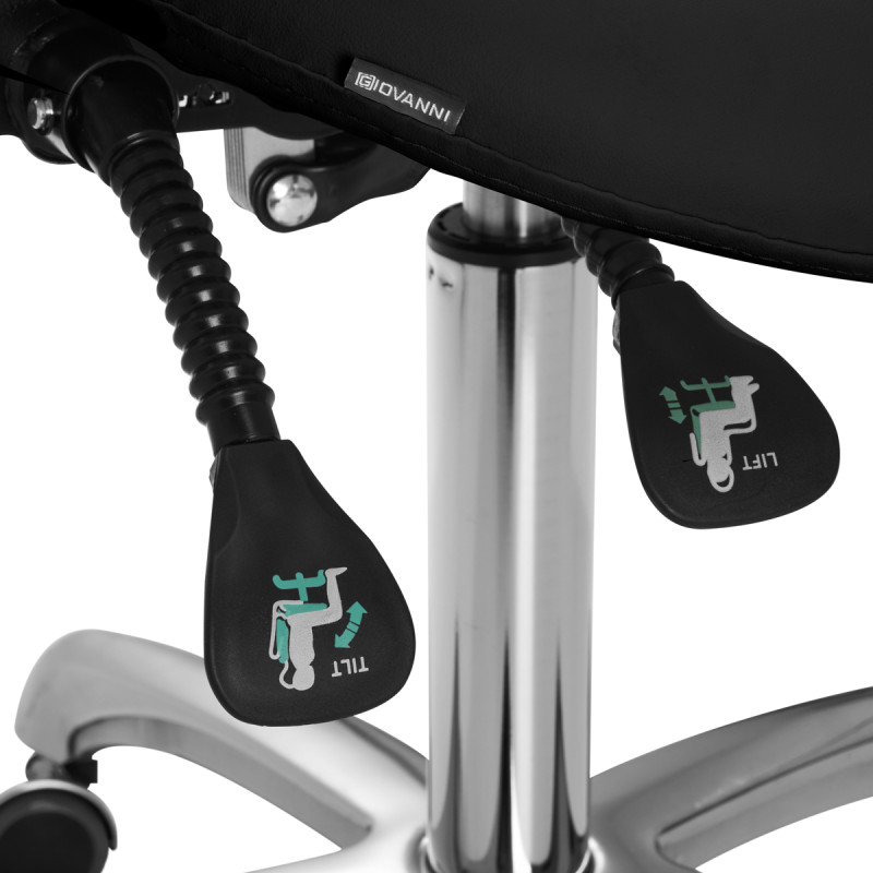 COSMETIC STOOL 1004 GIOVANNI BLACK