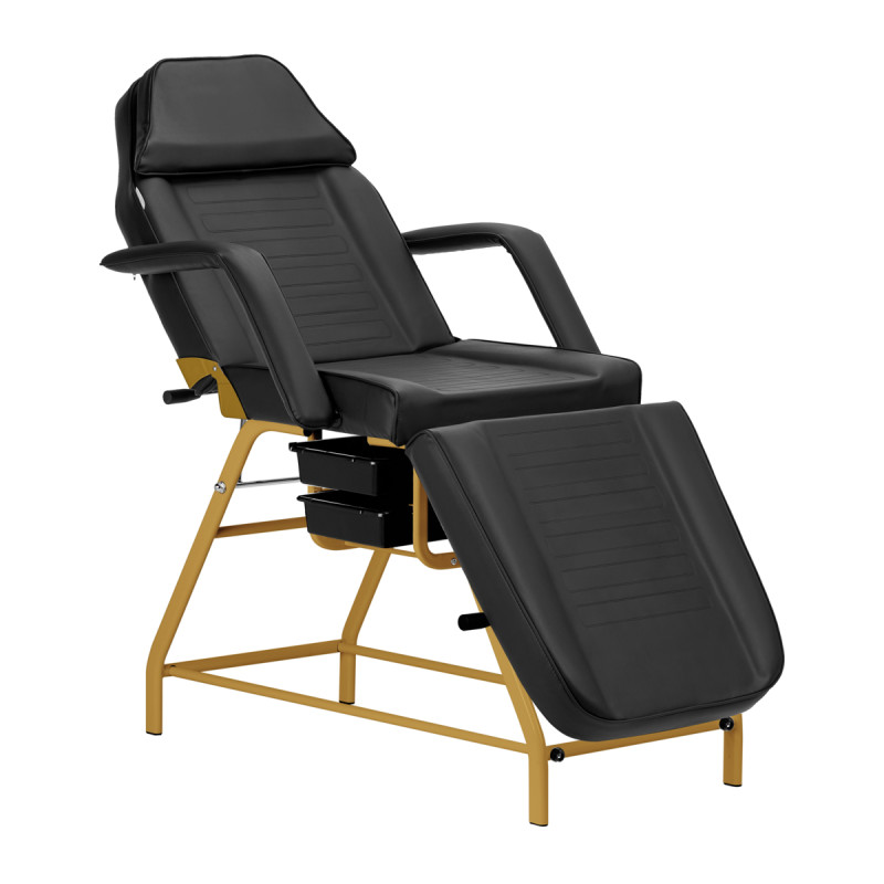 Cosmetic chair 557G with cuvettes black