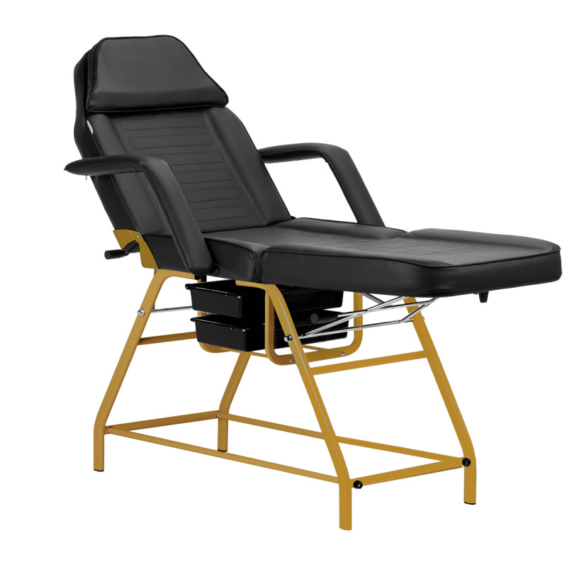 Cosmetic chair 557G with cuvettes black