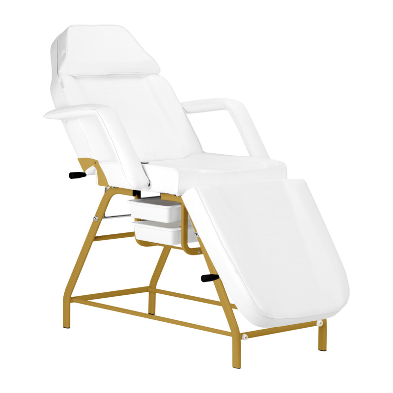 Cosmetic chair 557G with cuvettes white
