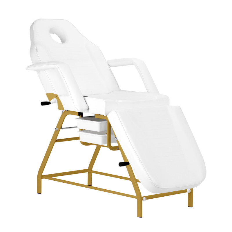 Cosmetic chair 557G with cuvettes white