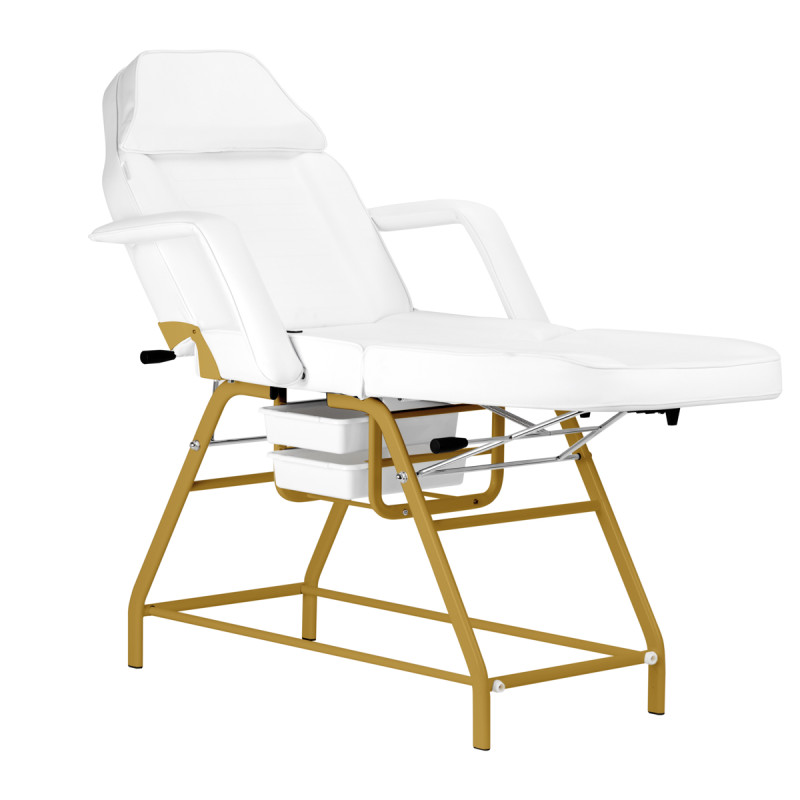 Cosmetic chair 557G with cuvettes white
