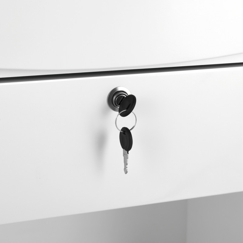 Gabbiano Reception Desk G26W White