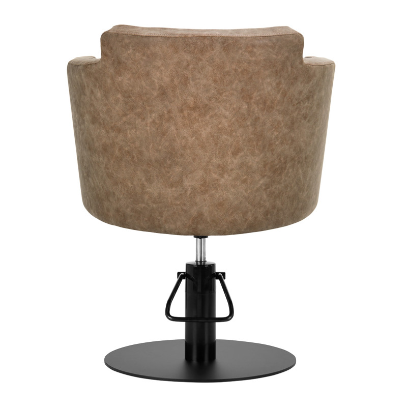 Hairdressing chair Gabbiano Roma old Brown