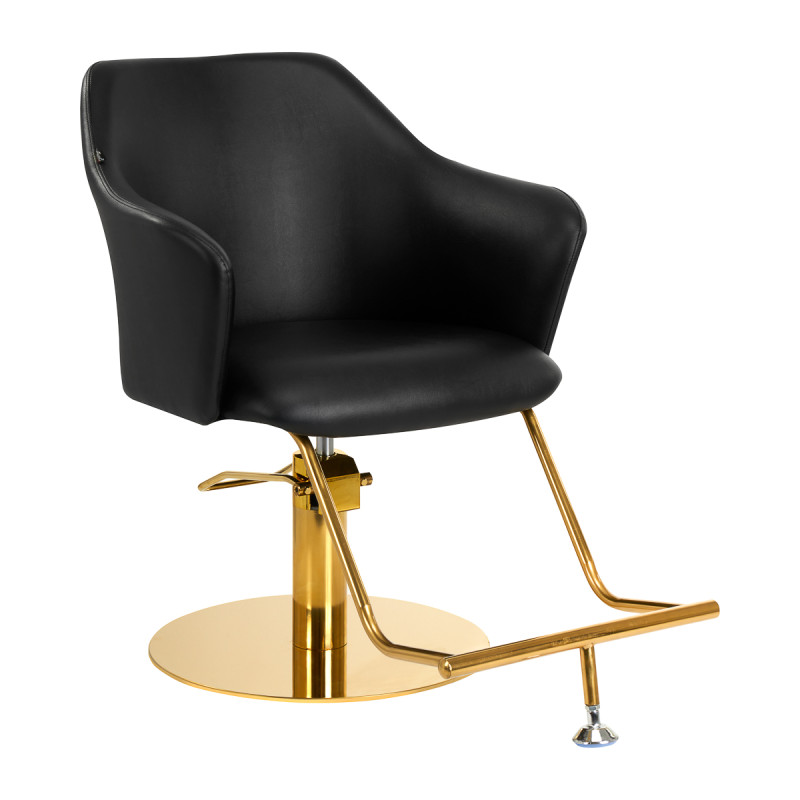Hairdressing chair Gabbiano Marbella Black