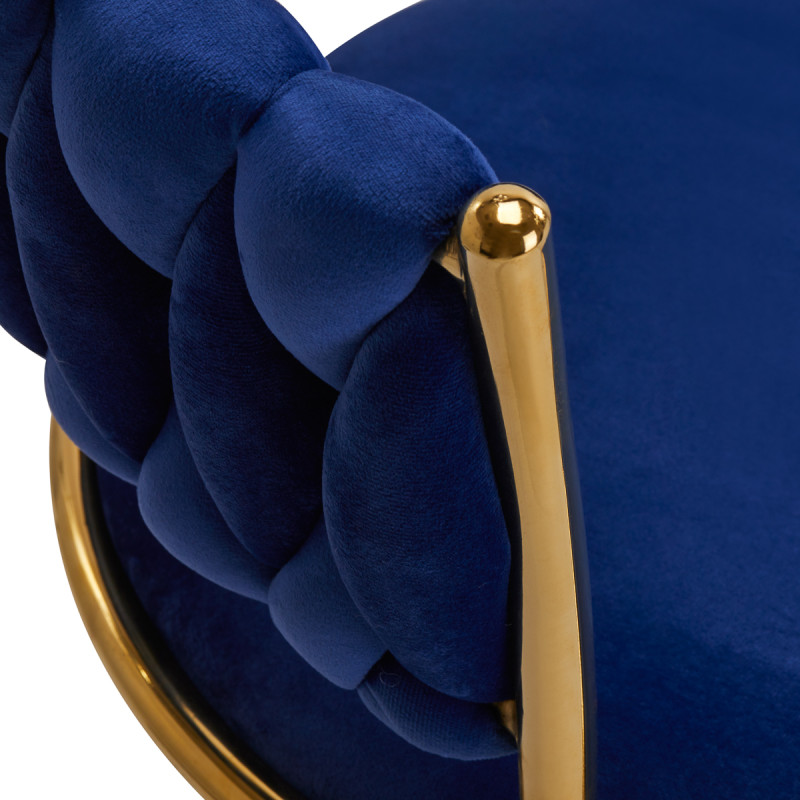 4Rico swivel chair QS-GW01G navy blue