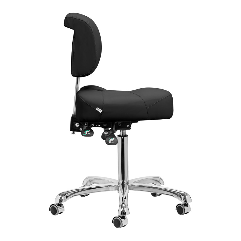 Giovanni podiatry stool 1005 black