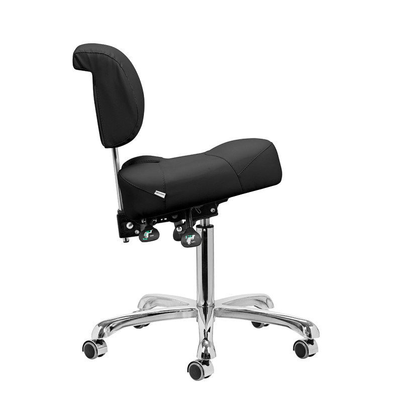 Giovanni podiatry stool 1005 black
