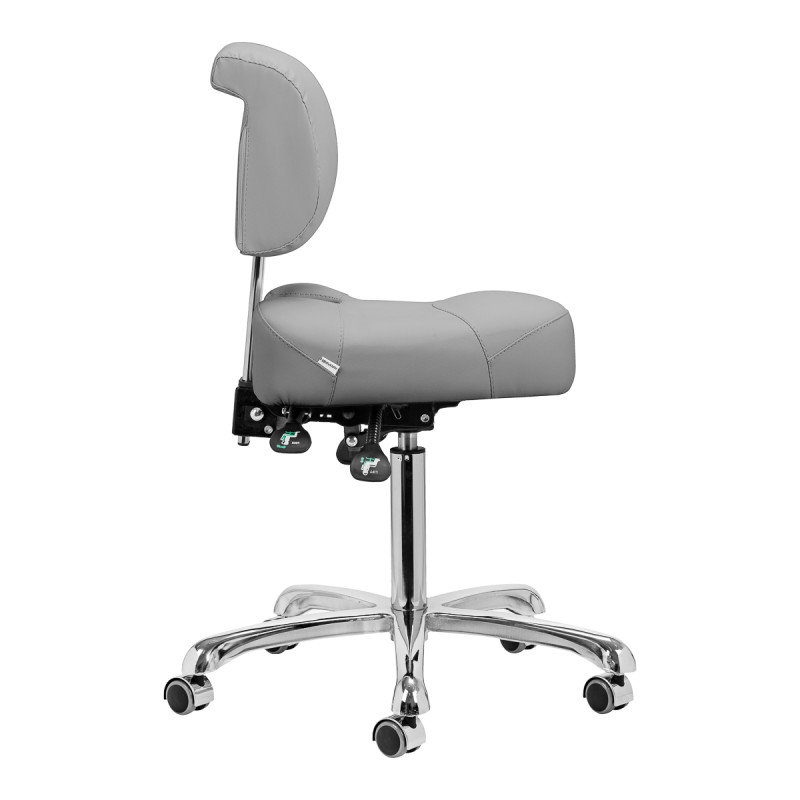 Giovanni podiatry stool 1005 grey