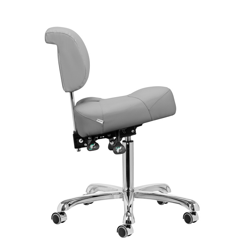 Giovanni podiatry stool 1005 grey