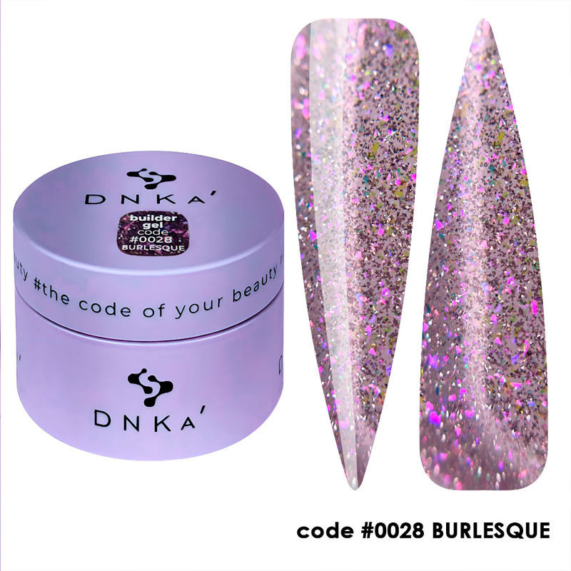 Rakennegeeli - Builder Gel DNKa No. 0028 Burlesque - 30 ml
