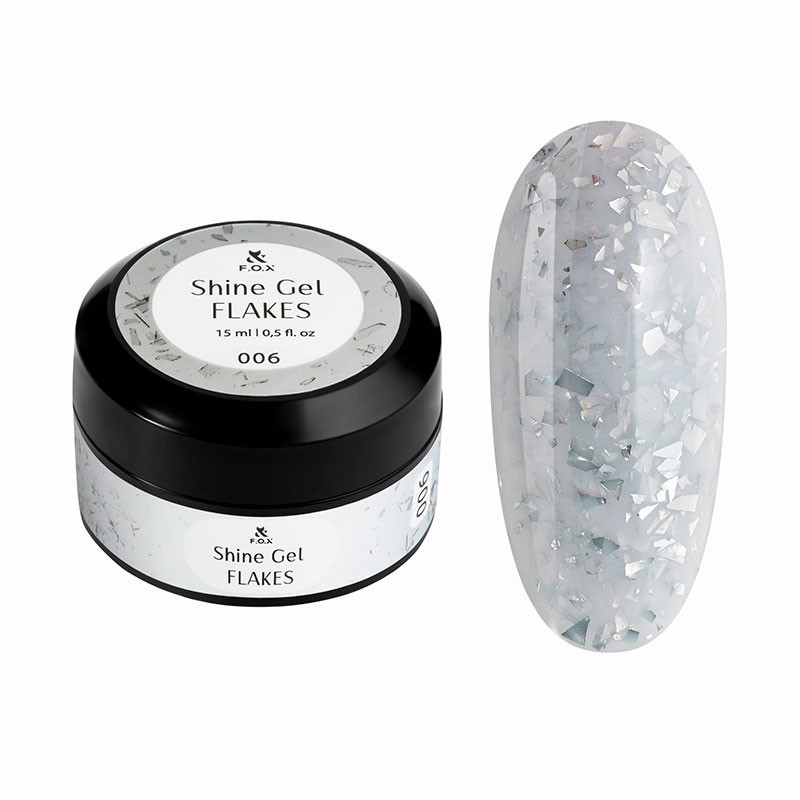 Rakennusgeeli - Shine Gel Flakes 006 F.O.X - 15 ml