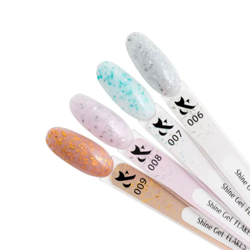 Rakennusgeeli - Shine Gel Flakes 007 F.O.X - 15 ml