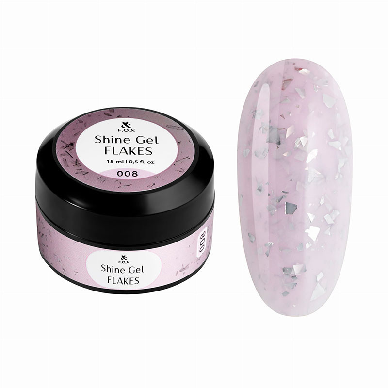 Rakennusgeeli - Shine Gel Flakes 008 F.O.X - 15 ml