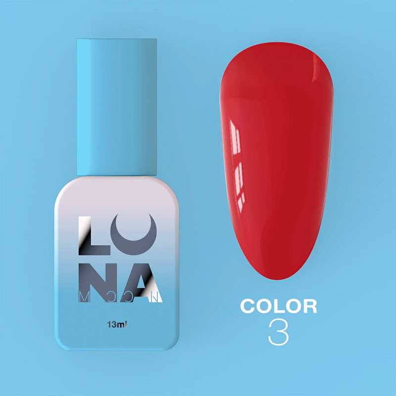 Colored gel polish Lunamoon Nr 03 - 13 ml