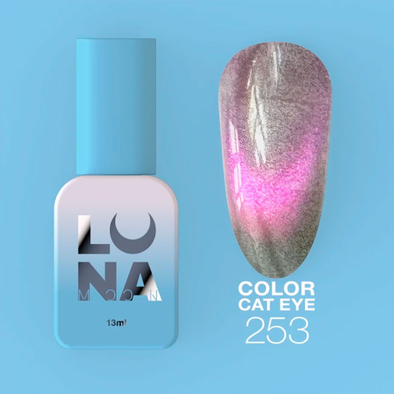 Цветной гель-лак Lunamoon Cat Eye Nr 253 - 13 ml